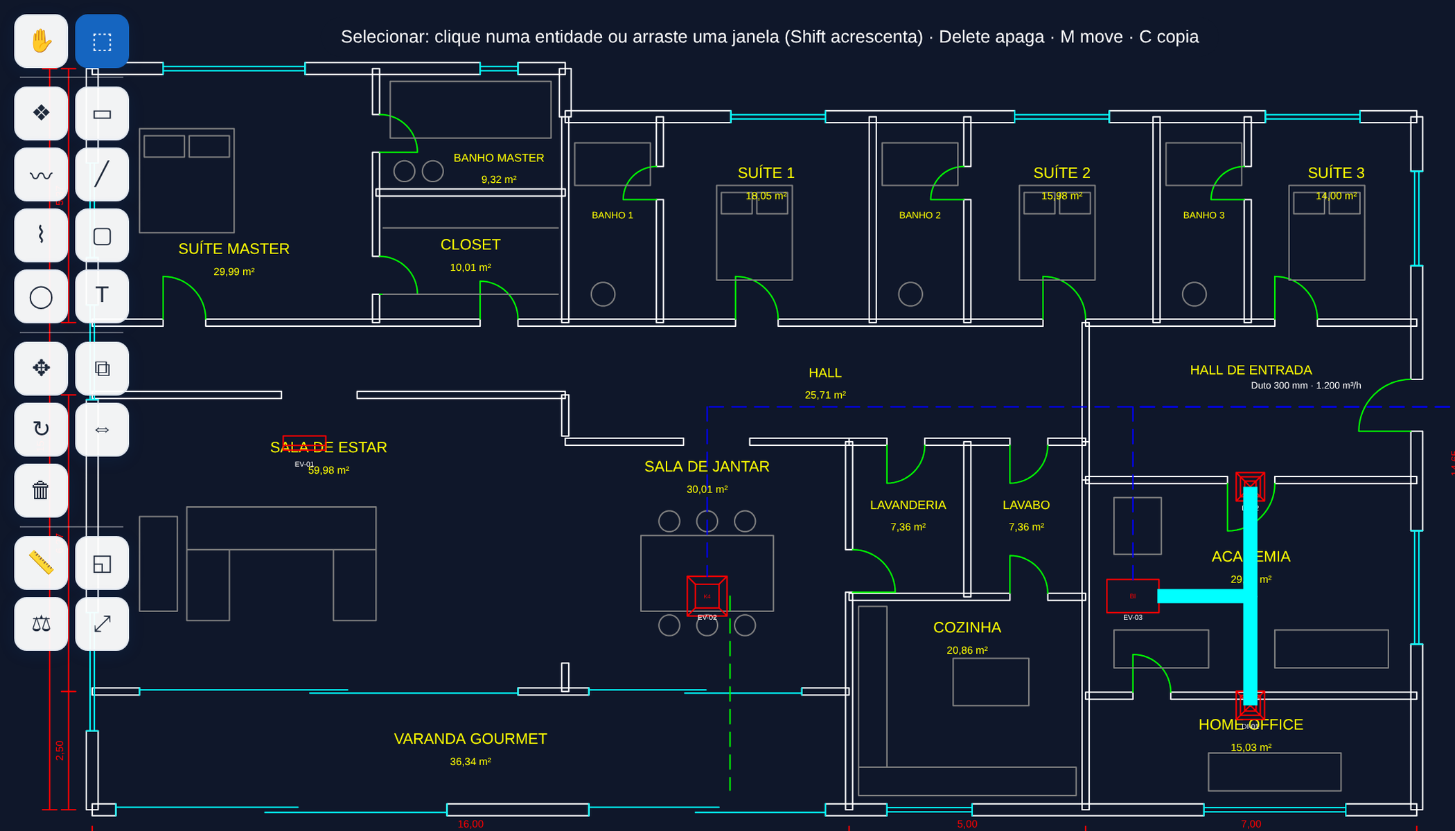 Tela do ClimaApp CAD (Beta)